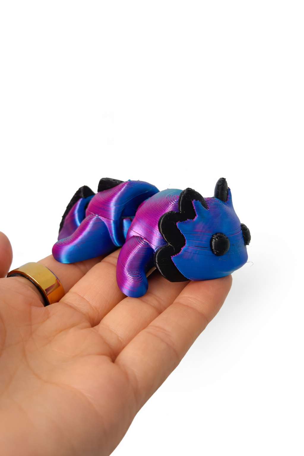 Nebula Silk Articulated Axolotl