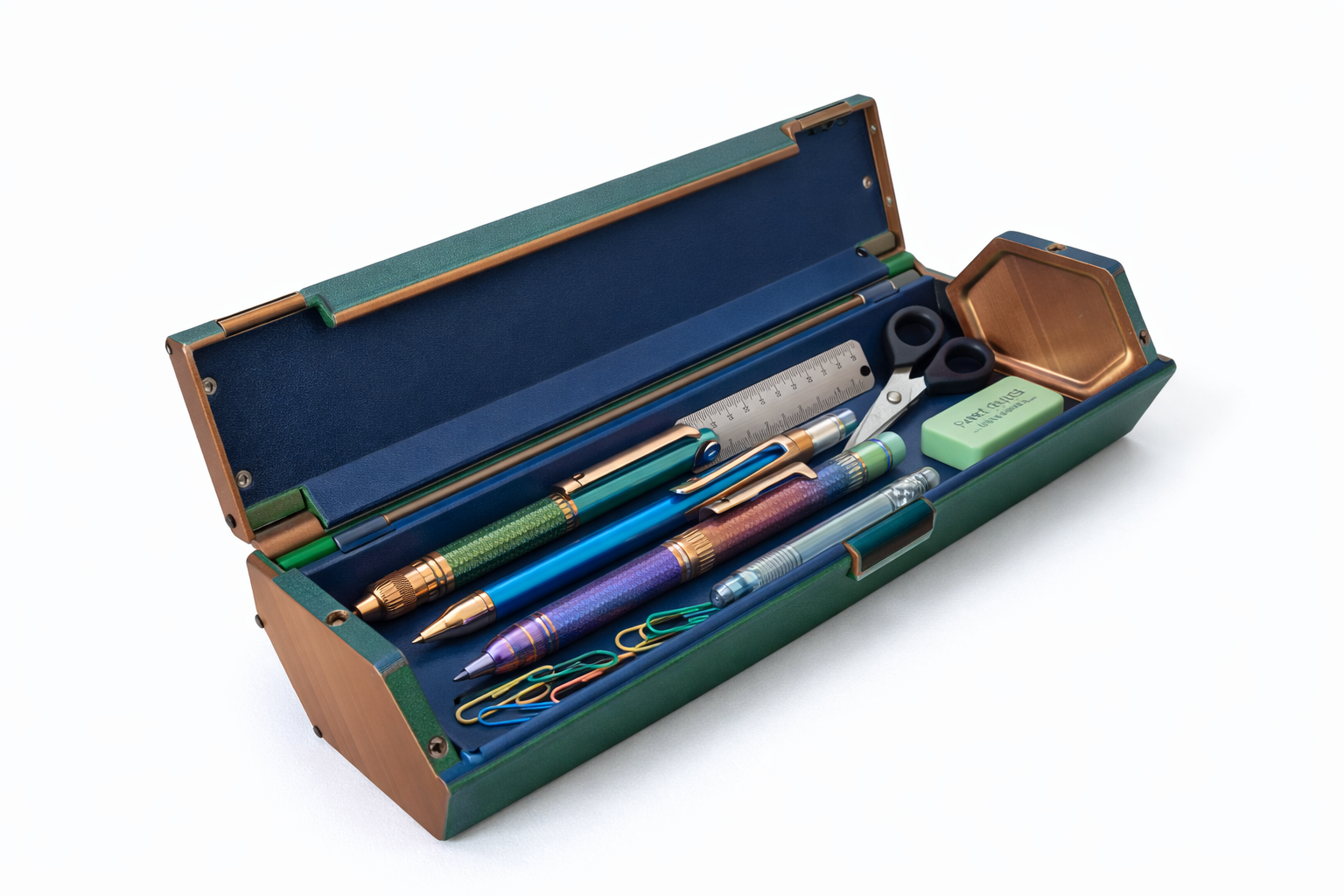 The Hex-Vault Industrial Stationery Case
