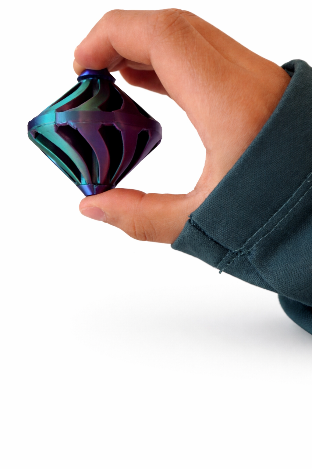 The Vortex Spinner: Iridescent Silk Edition