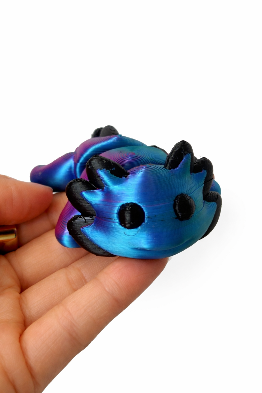 Nebula Silk Articulated Axolotl